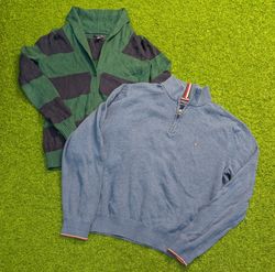 8231 - Tommy Hilfiger ¼ zip, Sweaters
