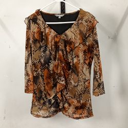 Y2K BLOUSES (BROWN) - BUNDLE 22