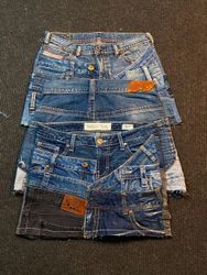 Upcycled patch Skirts