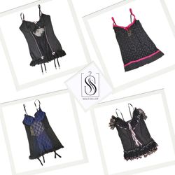 Y2K Gothic Girl Mix Lingerie ( Cami )