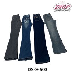 Classic Blue Denim Jeans With Modern Everyday Appe..