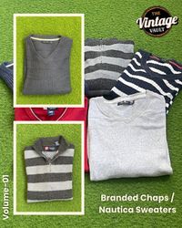 Branded Mix Sweaters Of Chaps & Nautica , Volume :..