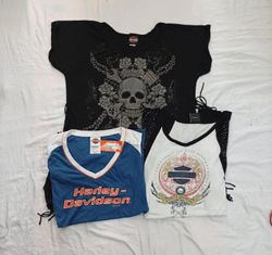 CR12536 Vintage Harley Baby Tees