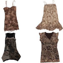 Y2k Trendy sleeveless mini dress