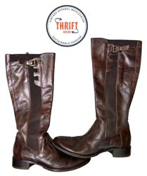 Y2k Vintage Leather Boots 🥾 T2958