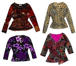 Y2K Euro Mesh Tops