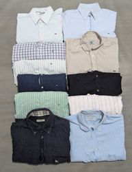 Tommy Hilfiger Lacoste Burberry Chemises