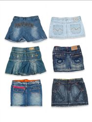Vintage Y2K / McBling Denim Mini Skirt Collection(..