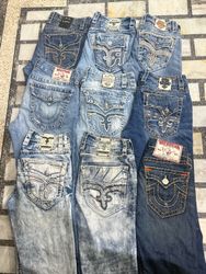Pacchetto di jeans da uomo True religion e rock re..