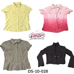 Chic Y2K Cotton Blouse For Cool Girl Outfits (DS-1..