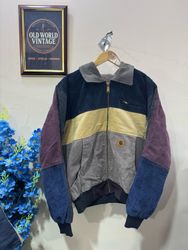 OWV 0102 Upcycled Carhartt Courdery Detroit Jacket..