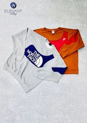 Upcycled Nike & Mix Branded Sweatshirt - EVR0388