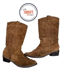 Vintage Suede Leather Boots 🥾 T2961
