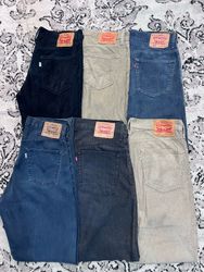 Calças de Veludo Cotele Levi's de Perna Reta