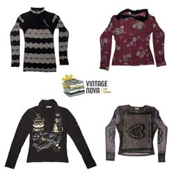 Women Printed Long Sleeve Blouses