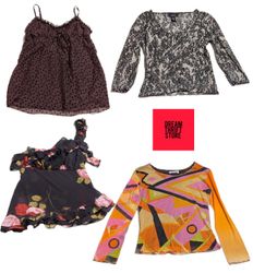DESIGNER CUTE TOP'S Y2K INSPIRED BRANDS INCLUDED J..