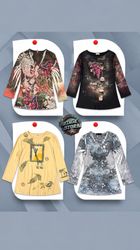 Y2K Printed LS T-Shirts
