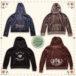 Y2K Glam Juicy Couture Velour Tracksuit Set Collec..