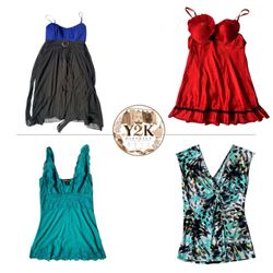 y2k babydoll tops