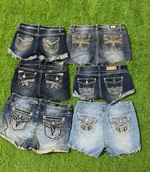 Tv308 Pantaloncini di denim 10P