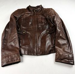 vintage vestes courtes en cuir pour femmes