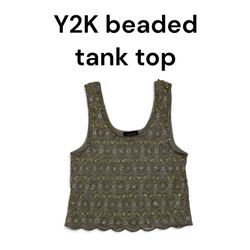 Y2K beaded camisole