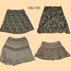 Y2K Dusky Tone Mixed Skirts (HG-191)