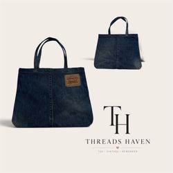 Upcycled Levi’s Denim Handbag – Handmade One of a ..