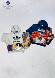 Upcycled Adidas & Mix Branded Hoodies - EVR0682