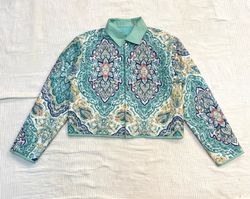 Upcycle Quilted Cropped Jacket (Dv-9-84)