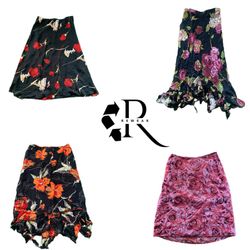 Y2K Unique Girl Poly Maxi Skirt RW-2338