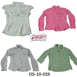 Soft Cotton Y2K Blouse With Retro Vibes (DS-10-029..