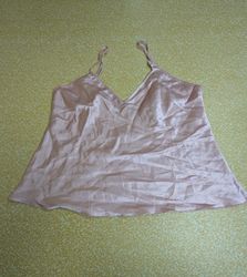 TH444 Y2K Vintage Silk Slip Top | 90s 2000s Satin ..