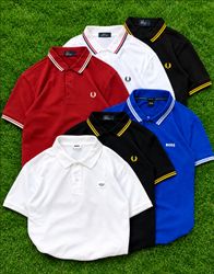Premium Fred parry collar t shirts 🎉