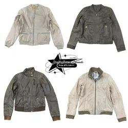 Y2k Unique Girl Leather Jacket B2F-092