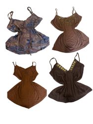 Y2K Baroque Riot Cami Tops-ST-128