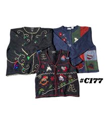 Wholesale Vintage Christmas Sweaters Bundle | 10pc..
