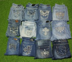 VIGOSS AND OTHER MIX BRANDS JEANS (B 73)
