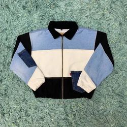 Upcycle Levi’s Denim Jacket Patchwork Design (Dc-0..