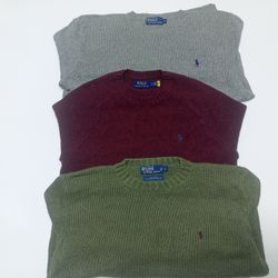 Polo Ralph Lauren heavy round neck sweaters