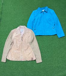 Yv1210 Suede Leather Jacket 9P
