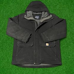 Black carhartt premium jacket #5