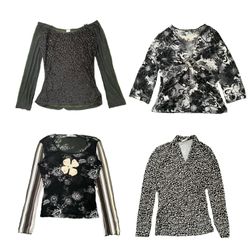 Y2k Women Printed Blouses RE-3911