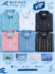 🛍️Premium ⚜️ Lacoste cotton shirt