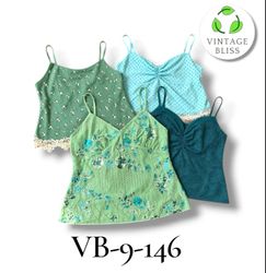 VB-9-146 Y2k Backless Cami Tops 11 pieces