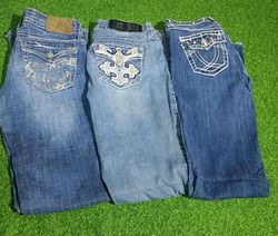 Y2K FRAUEN TRAGEN JEANS