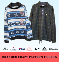 Branded Crazy Pattern Fleeces