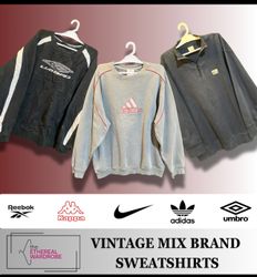 vintage mix brand sweatshirts
