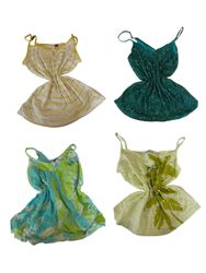 Y2K Fairy Green Cami Tops-ST-167