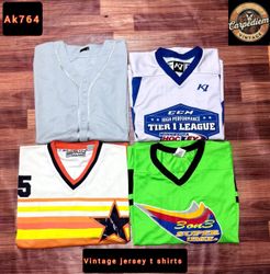 Vintage jersey t shirt ak764